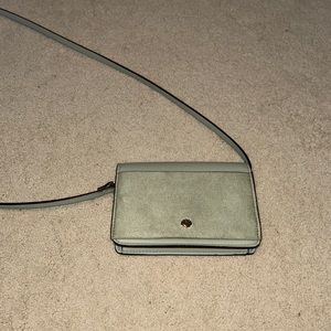 mini purse - sage green color